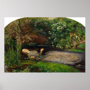 Millais' Ophelia  Poster