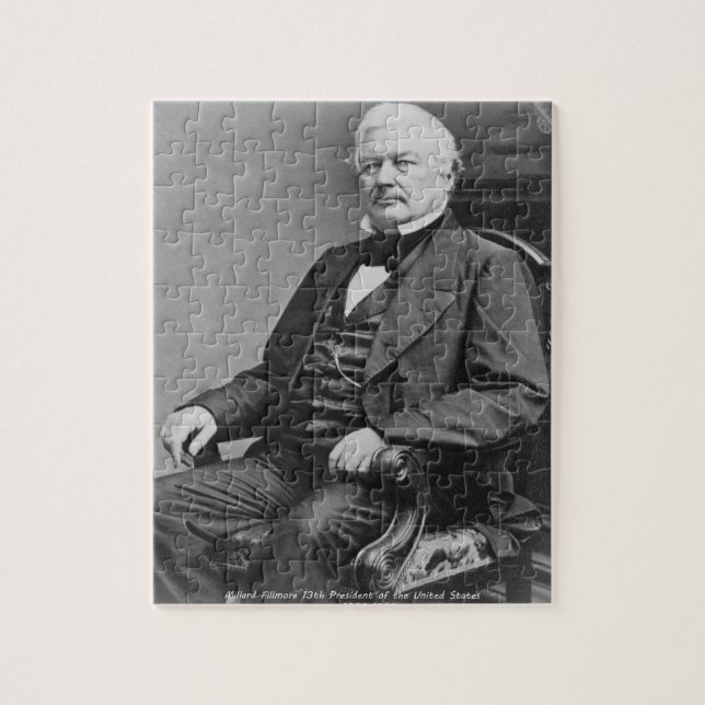 Millard Fillmore 13th President of America. Jigsaw Puzzle (Vertical)