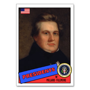 Millard Fillmore Baseball Card