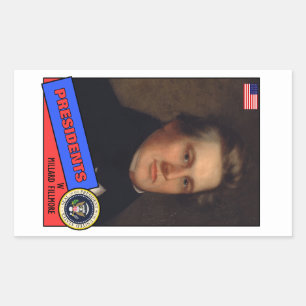 Millard Fillmore Baseball Card Sticker