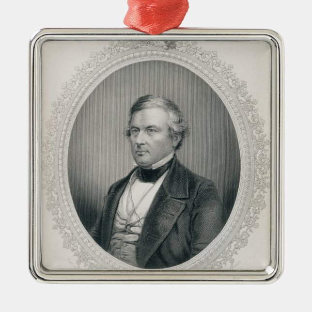 Millard Fillmore Metal Ornament (Front)