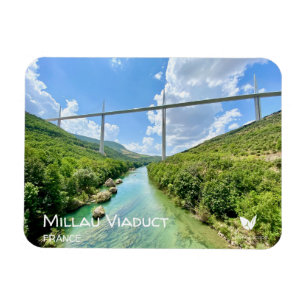 Millau Viaduct, France, fridge magnet