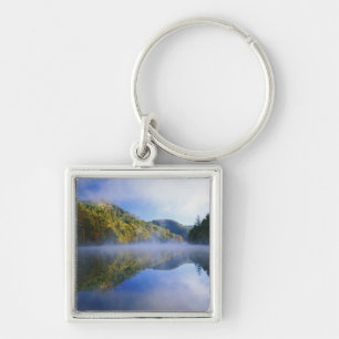 Millcreek Lake and autumn colours at sunrise, Keychain