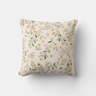 Mille Fleurs Throw Pillow