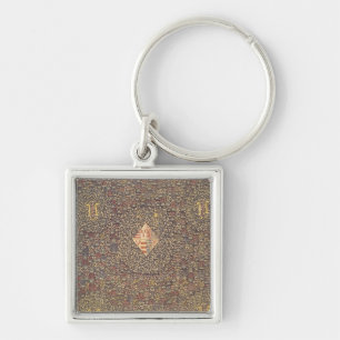 Mille fleurs with the coat of arms of keychain