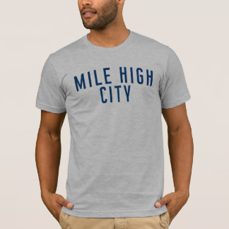 Mille-Haut T-shirt de ville - Denver, le Colorado