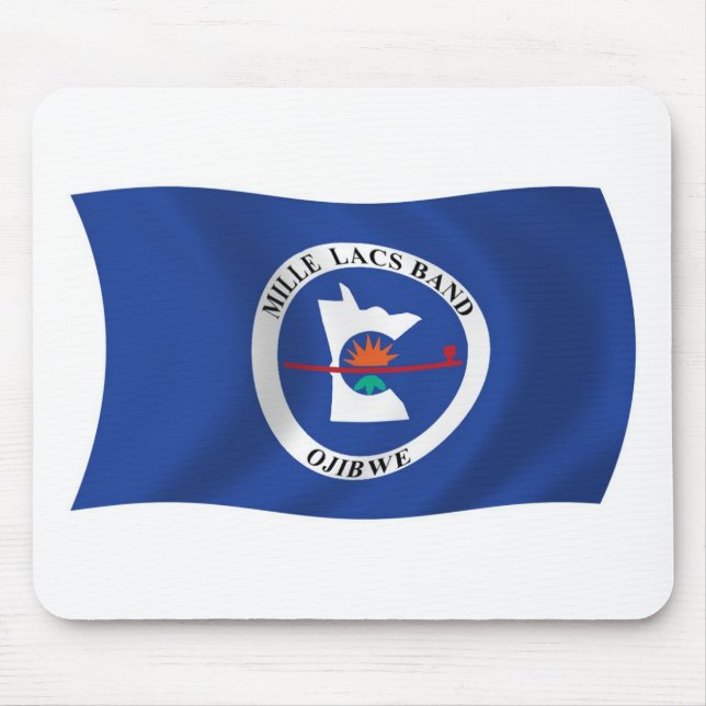 Mille Lacs Band Reservation Flag Mousepad (Front)