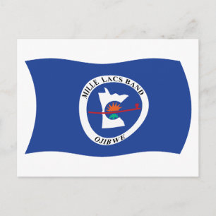Mille Lacs Band Reservation Flag Postcard