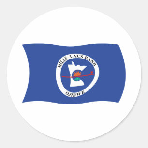 Mille Lacs Band Reservation Flag Sticker