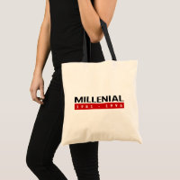 Millenial 1981-1996. Totebag.