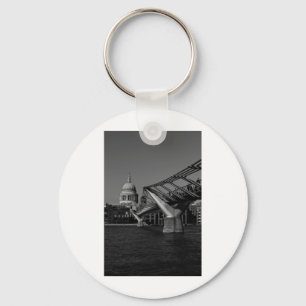 Millenium Bridge and St Pauls Cathedral Keychain