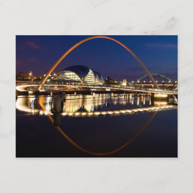 Millenium Bridge Newcastle Postcard (Front)
