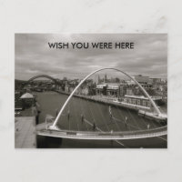 Millenium Bridge WISH YOU WERE HERE Postcard