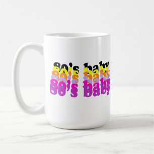 Millennial 80s birthday born eighties GEN X 1980s  Coffee Mug