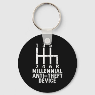 Millennial Anti Theft Device _ Funny Stick Shift Keychain