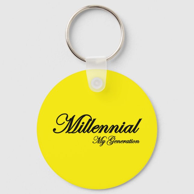 MILLENNIAL Key Chain (Front)