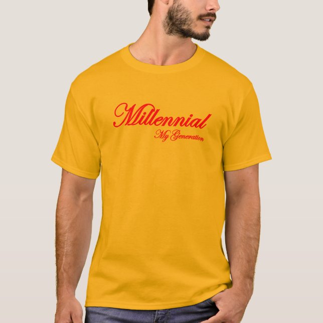 MILLENNIAL Men's T-shirt (Front)