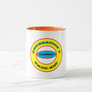 MILLENNIAL Roman Numerals Mug