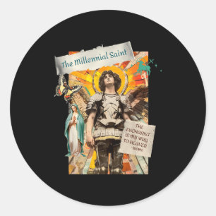 Millennial Saint The Eucharist Way To Heaven Classic Round Sticker