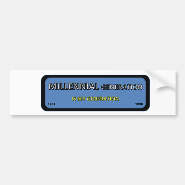 MILLENNIAL sticker (Front)