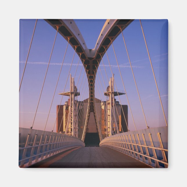 Millennium Bridge, Lowry Centre, Salford Magnet (Front)