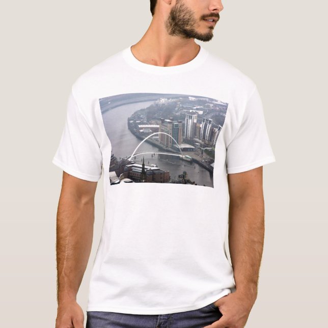 Millennium Bridge Newcastle upon Tyne T-Shirt (Front)