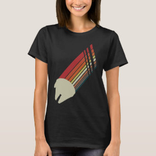 Millennium Falcon Retro Rainbow Graphic T-Shirt