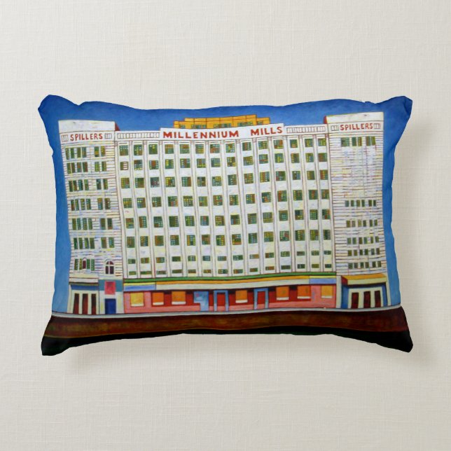 Millennium Mills Decorative Pillow (Front)
