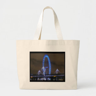 Millennium Wheel London Large Tote Bag