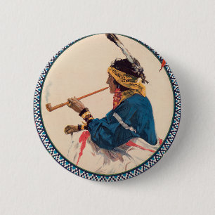 Miller Bros. 101 Ranch, Wild West Circus Poster 2 Inch Round Button