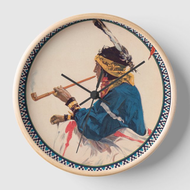 Miller Bros. 101 Ranch, Wild West Circus Poster Clock (Front)