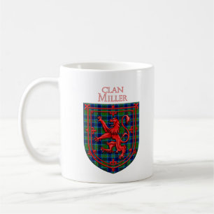 Miller Tartan Scottish Plaid Lion Rampant Coffee Mug