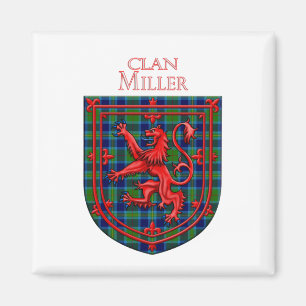 Miller Tartan Scottish Plaid Lion Rampant Magnet