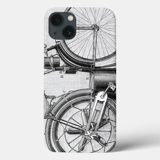 Millet Motorcycle, 1895 Case-Mate iPhone Case (Back)