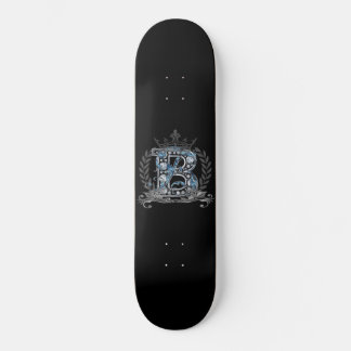 Milliardaire en skateboard penché 