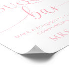 Millie Floral Bouquet Bar Sign