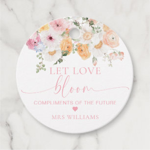 Millie Floral Let Love Bloom Favour Tags