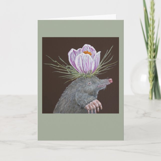 Millie la carte de voeux mole (Devant)