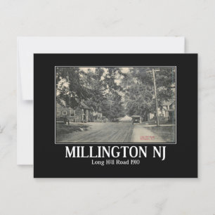 Millington NJ Rural Scene 1910s Vintage Inspired Postcard