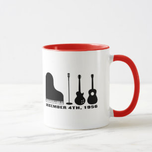Million Dollar Quartet Instruments - Black Mug