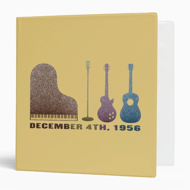 Million Dollar Quartet Instruments - Colour Binder (Front/Inside)