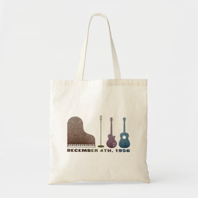 Million Dollar Quartet Instruments - Colour Tote Bag (Front)