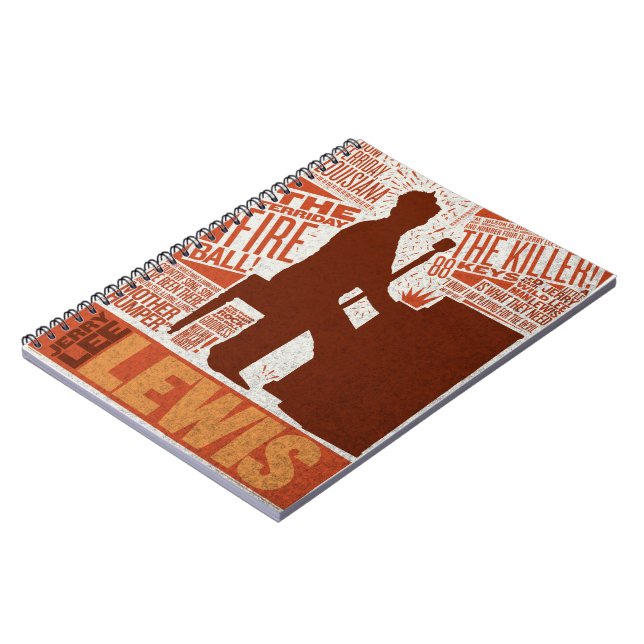 Million Dollar Quartet Lewis Type Notebook (Left Side)