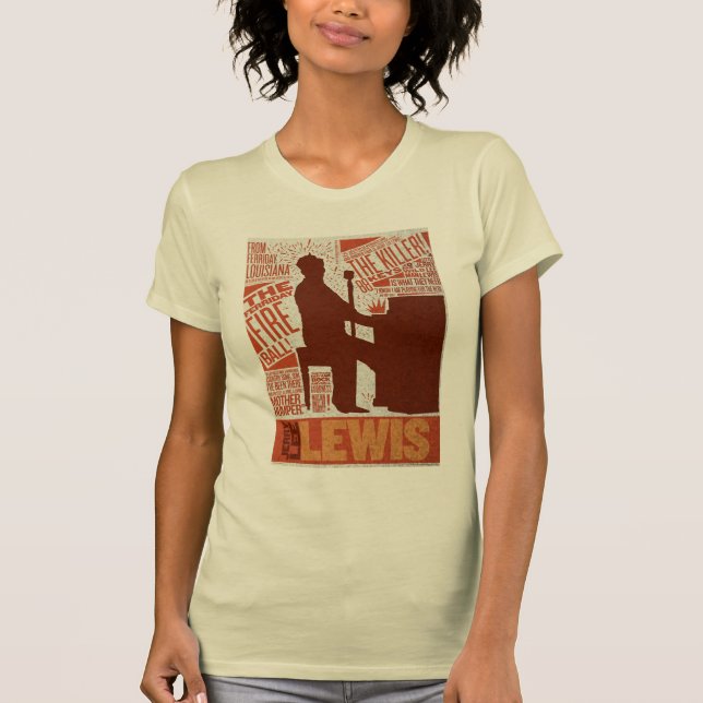 Million Dollar Quartet Lewis Type T-Shirt (Front)
