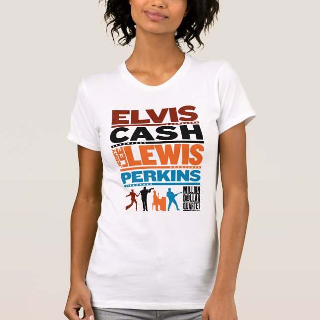 Million Dollar Quartet Names T-Shirt (Front)