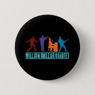 Million Dollar Quartet On Stage 2 Inch Round Button