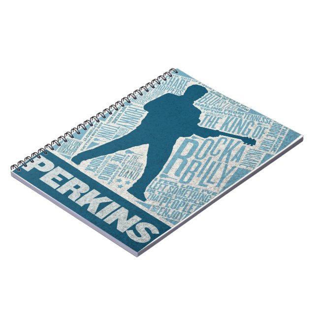 Million Dollar Quartet Perkins Type Notebook (Left Side)