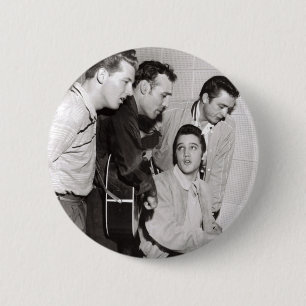 Million Dollar Quartet Photo 2 Inch Round Button