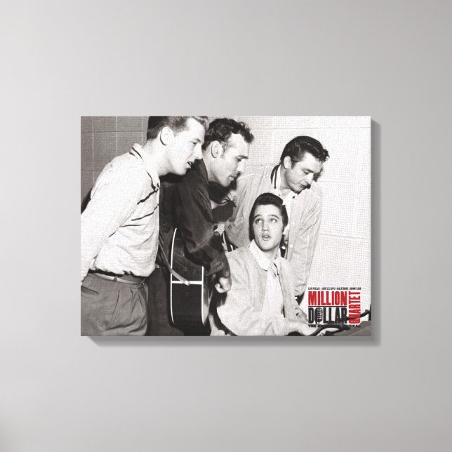 Million Dollar Quartet Photo Canvas Print (Front)
