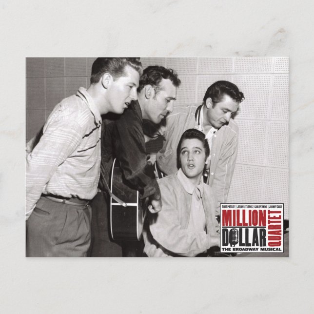 Million Dollar Quartet Photo Postcard (Front)
